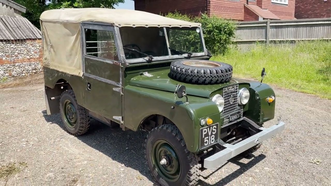 1955 land rover series 1 86in for sale walkaround