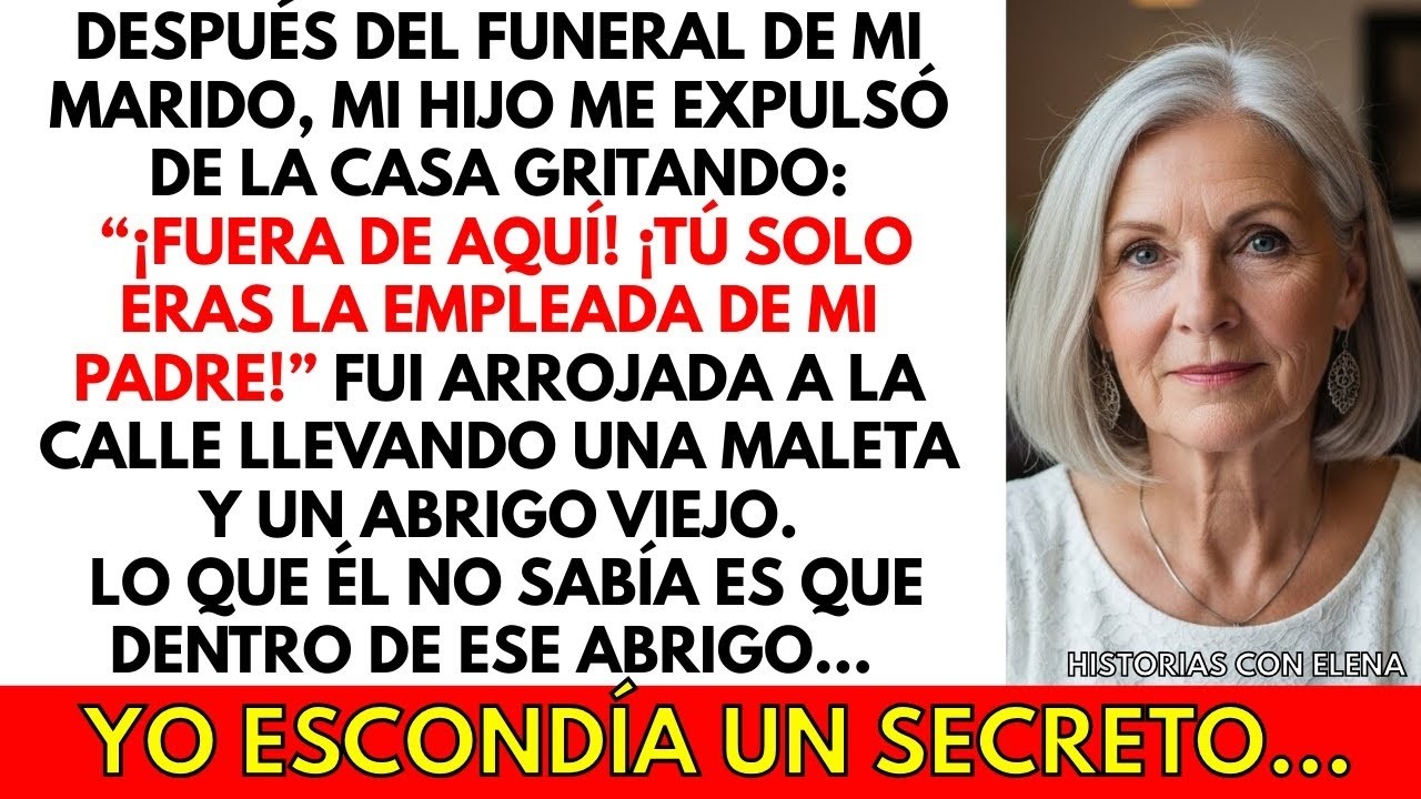 Mi hijo me echó a la calle con un ABRIGO VIEJO, sin saber lo que yo escondía dentro de él