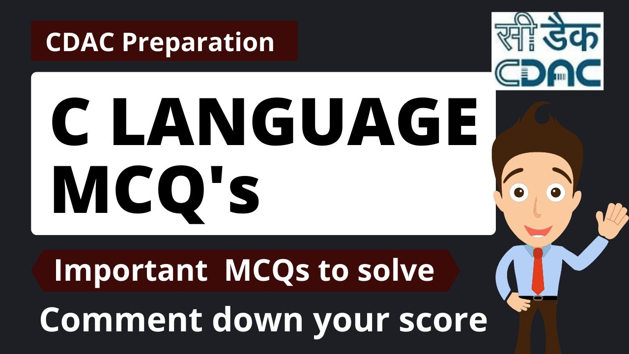 C language MCQ's | Test your knowledge | Basics | CDAC exam | CCAT Prep