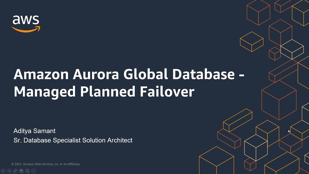 Amazon Aurora Global Database - Managed Planned Failover for Cross Region DR and Data Locality