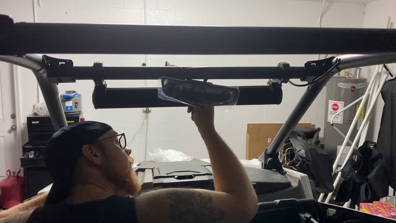 2020 Polaris RZR PRO XP / 4 Center Rear View Mirror Install