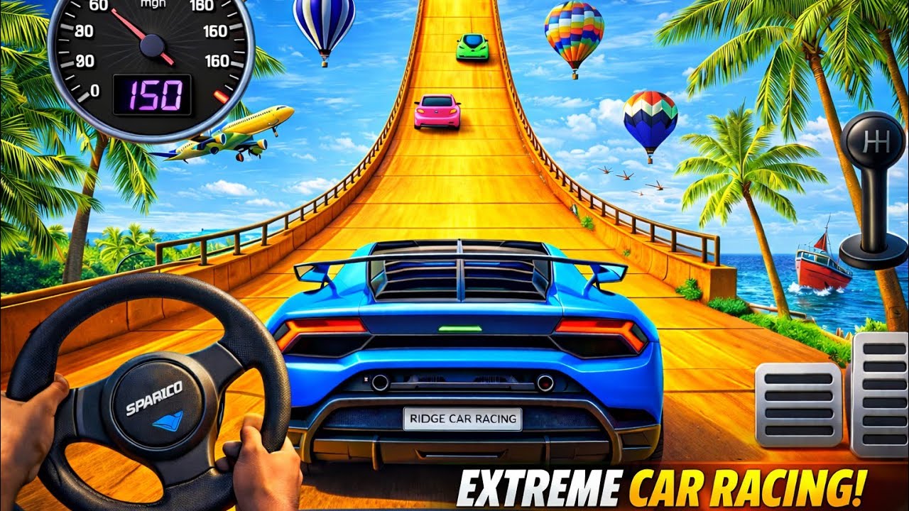 unlimited GT Car 🚔 stunt Master 3D – Real Mega Ramp Challenge – Android Gameplay 🚘
