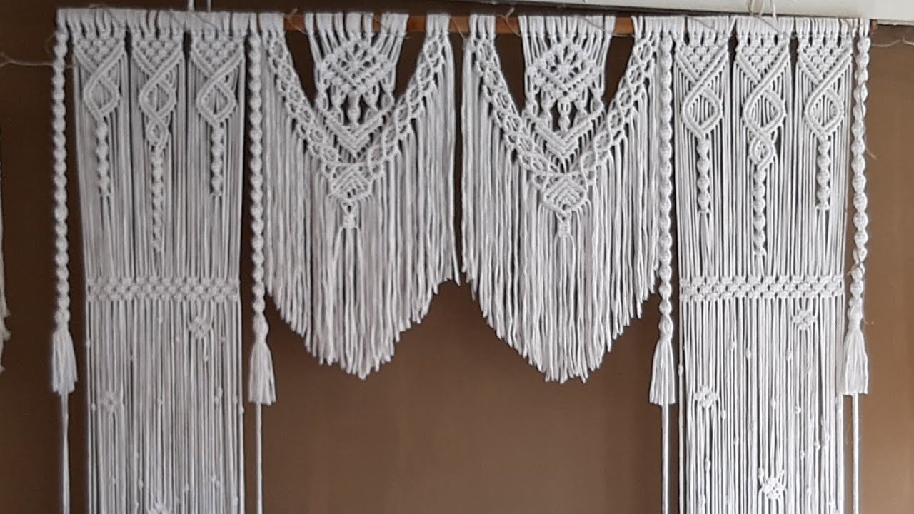 Tutorial Tapiz Macramé. Macrame Wall Hanging