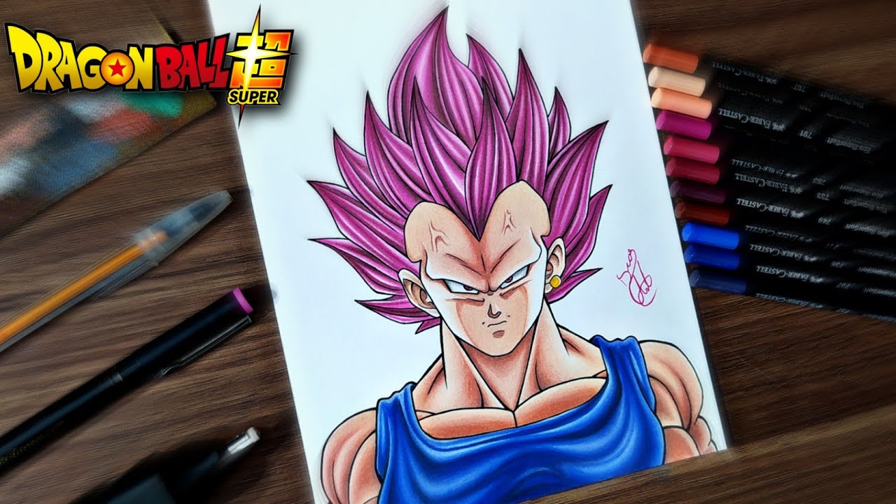 Speed Drawing Vegeta Ultra Ego [Dragon Ball Super mangá]