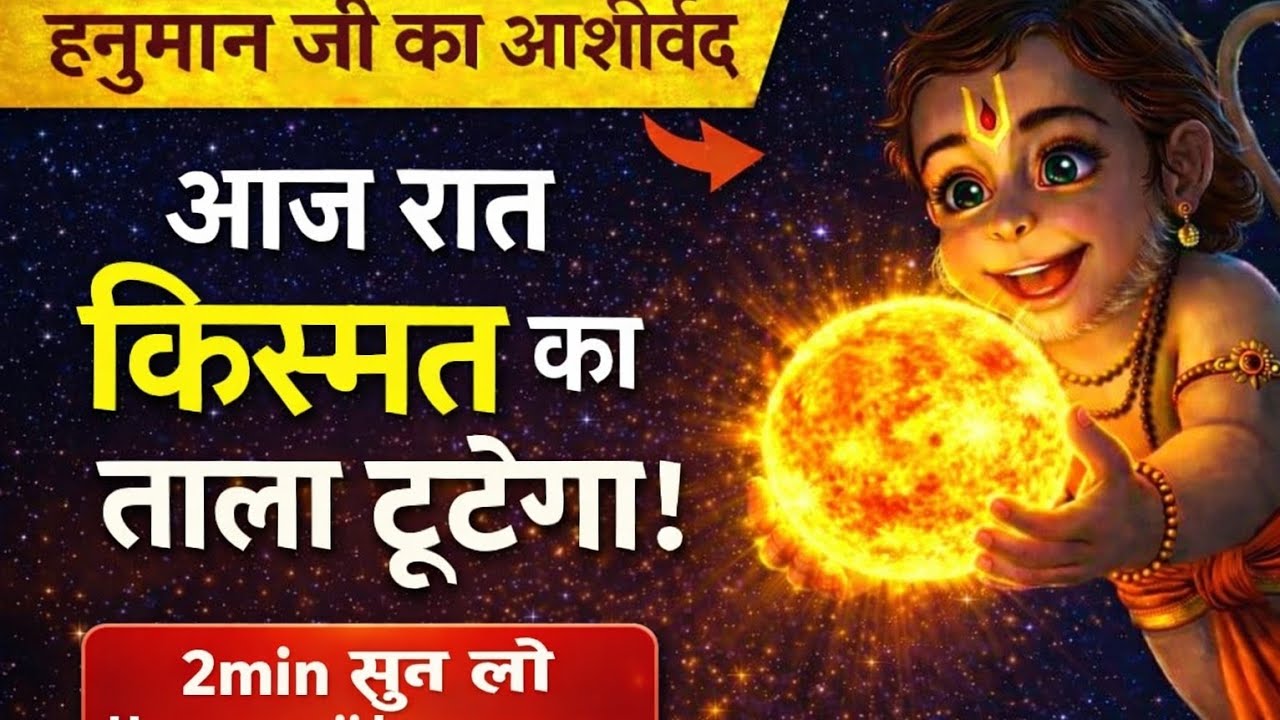 आज रात किस्मत का ताला टूटगा!...HANUMAN Ji ka messages 💌....