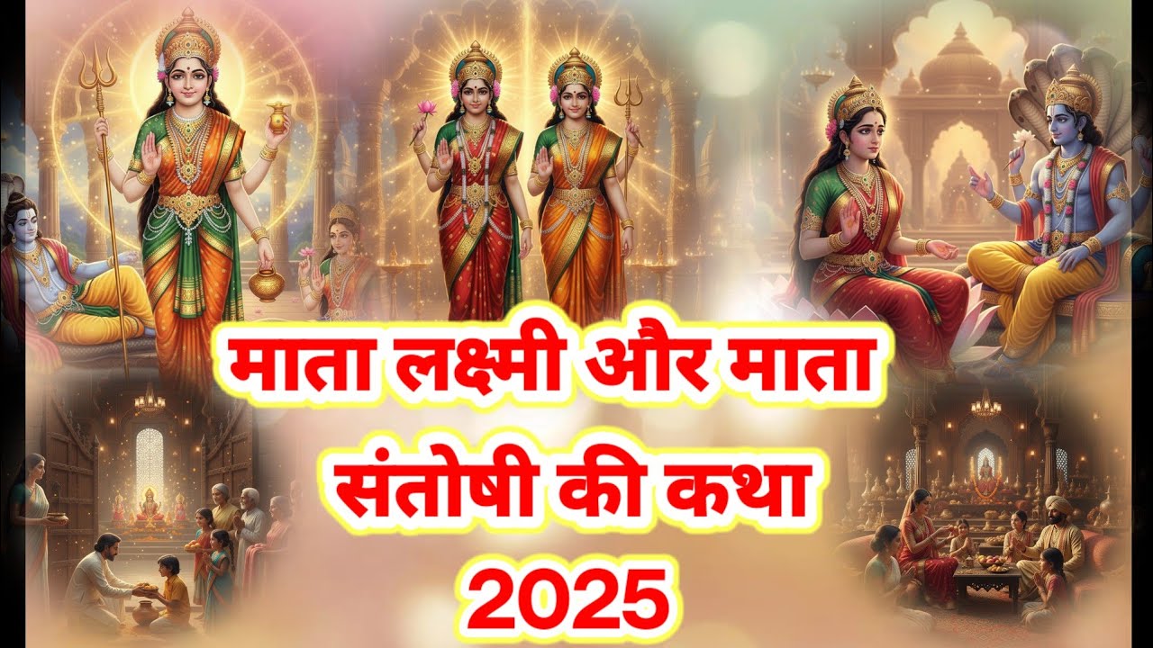 माँ लक्ष्मी और संतोषी माता की कहानी: जानिए धन, सुख और आशीर्वाद का रहस्य!