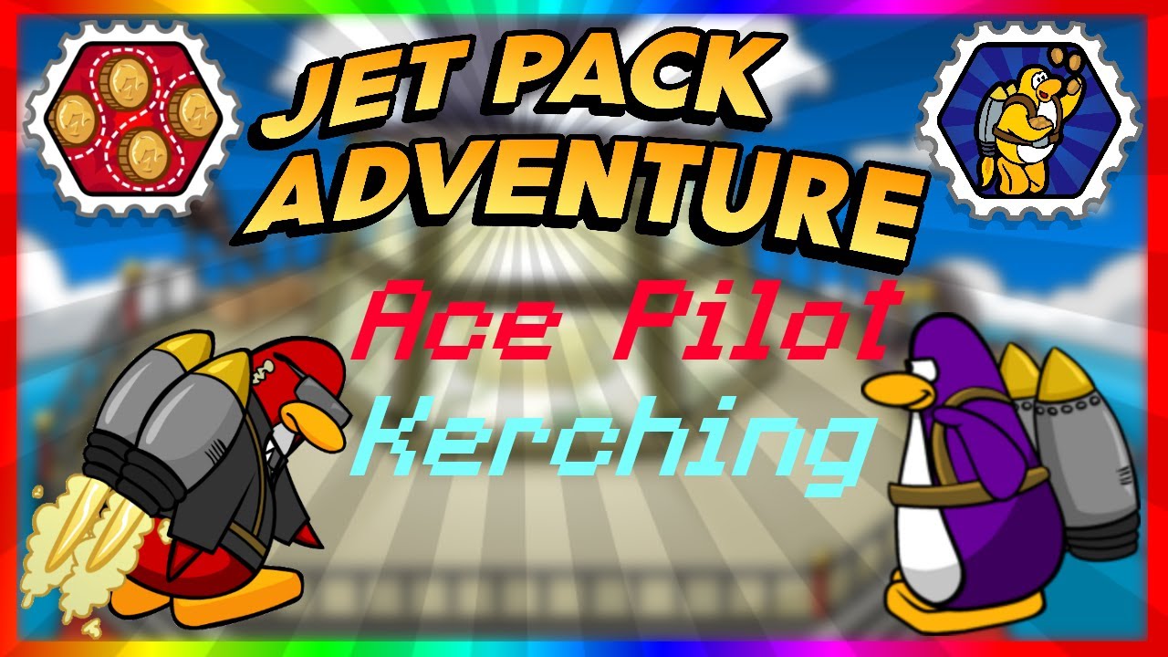 Club Penguin Online Jetpack Adventure No Coins + Kerching Stamps