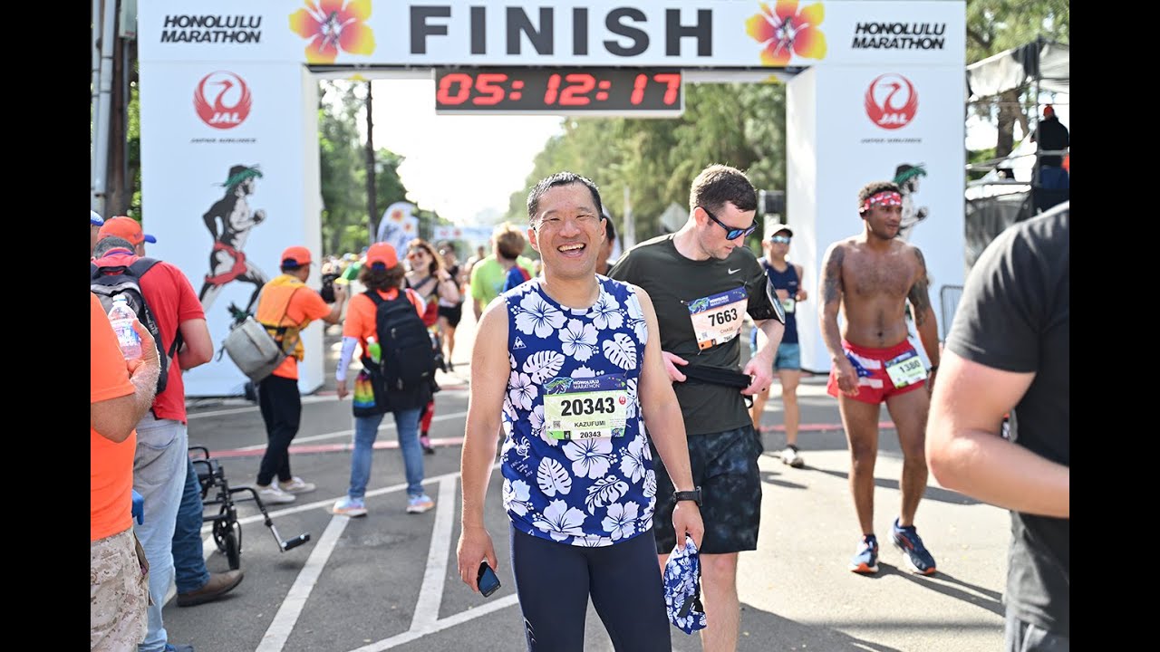 🌈ホノルルマラソン🌈公式コミュニティOHANAの仲間と走る🤙初めてフルマラソンを走る方へ🌺　#hawaii #marathon #running