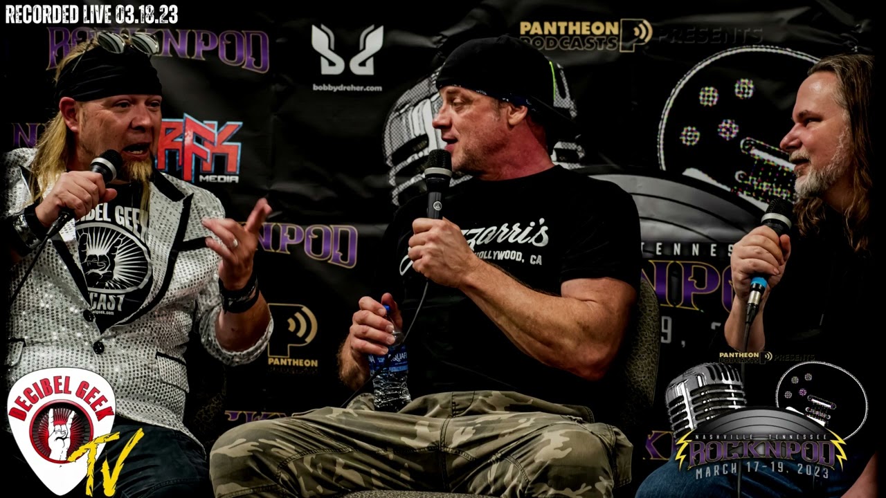 Stevie Rachelle (Tuff/Metal Sludge) Interviewed by Decibel Geek at ROCKNPOD 2023 - Nashville