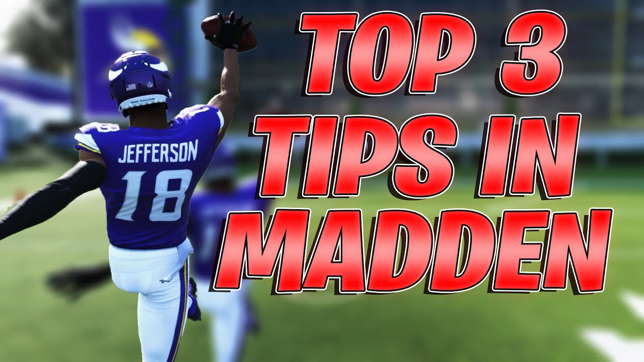 TOP 3 TIPS IN MADDEN 22!!! HOW TO GET BETTER IN MADDEN 22!!!