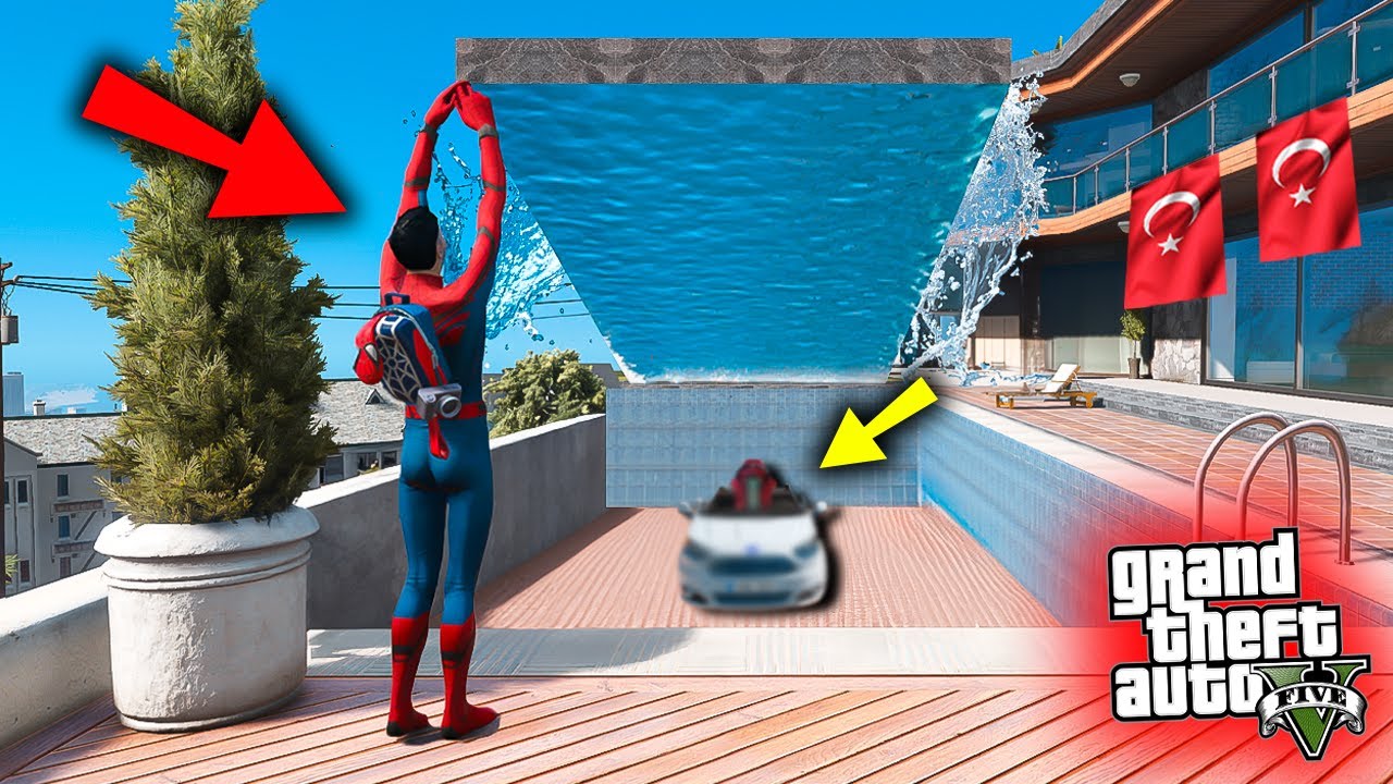 Franklin'in Havuzunun Altından Oyuncak Araba Çıktı - GTA 5