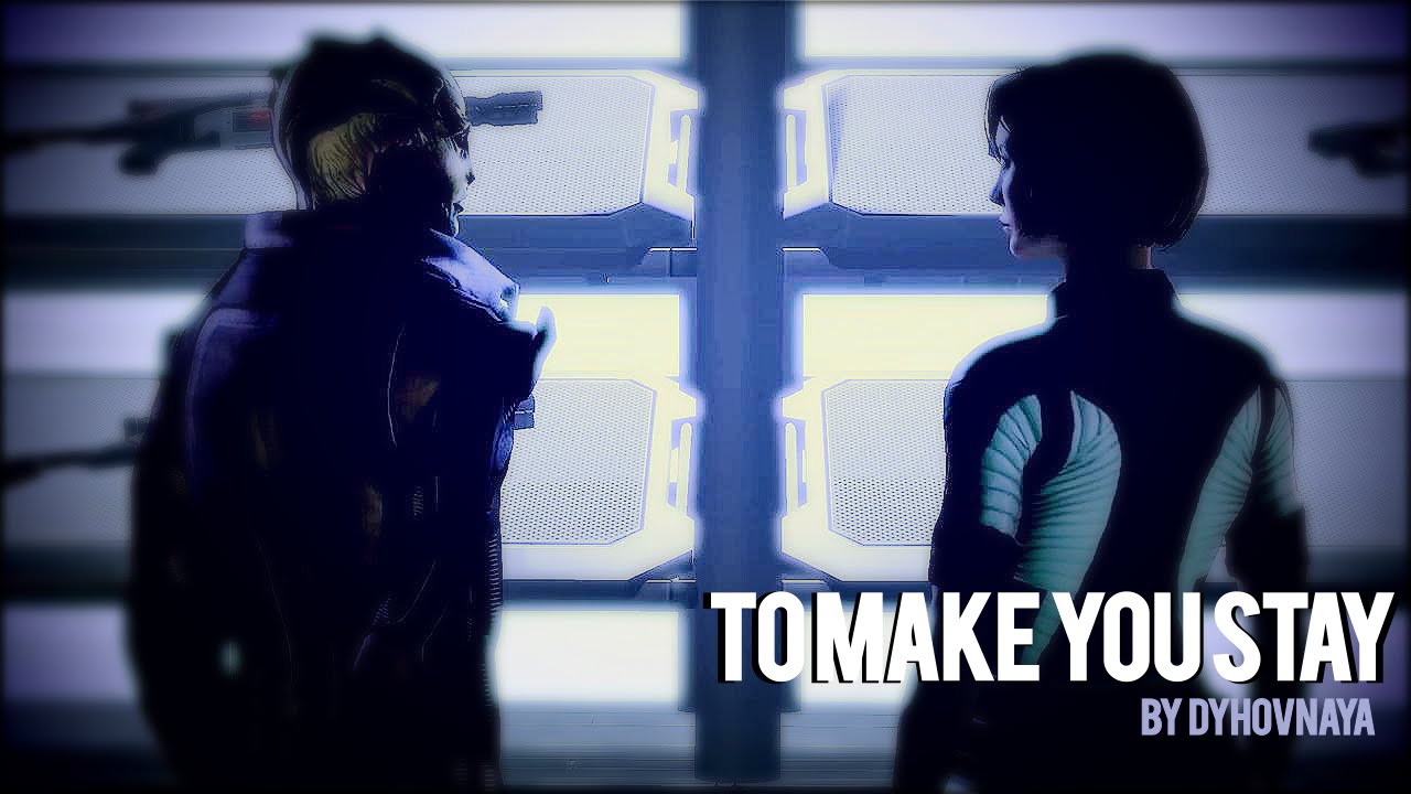to make you stay | mass effect [Thane/Fem.Shepard]
