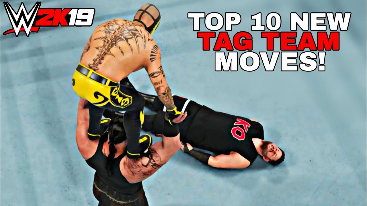 WWE 2K19 - Top 10 New Tag Team Moves!