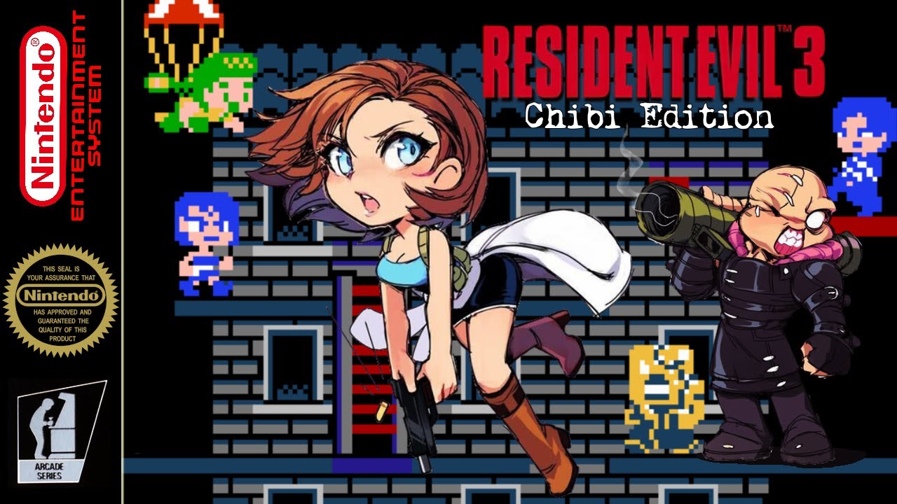 Resident Evil 3: Chibi Edition - Hack of Popeye [NES]