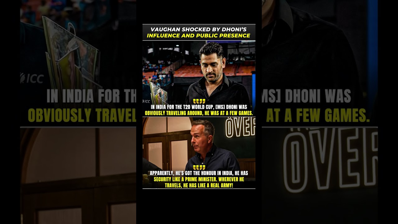 || Vaughan SHOCKED by Dhoni&rsquo;s Craze 😳 || Dhoni&rsquo;s Madness in India Stuns Vaughan ||