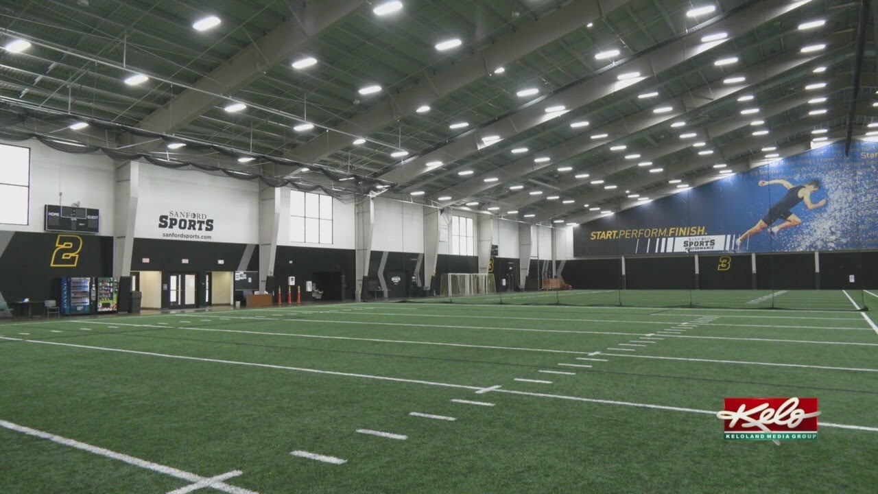 Sanford Fieldhouse allows year round training for variety of athletes