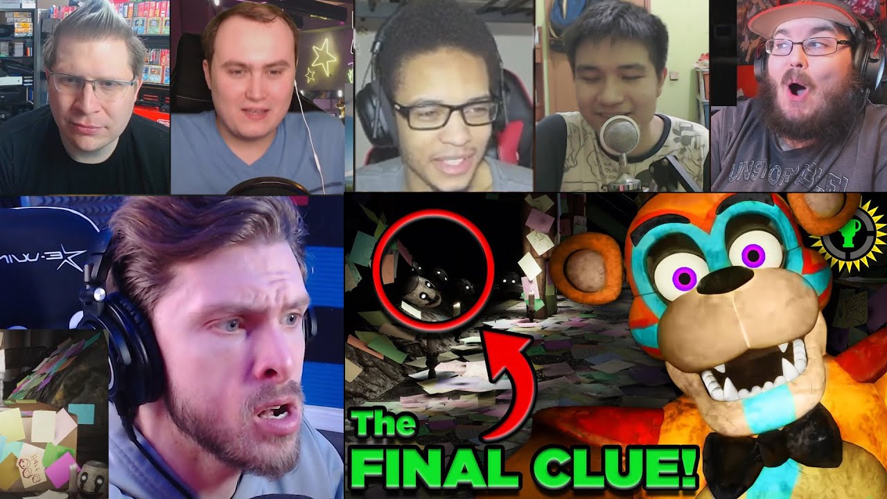 Game Theory FNAF, The Clue That ALMOST Solves Everything!  [REACTION MASH-UP]#69