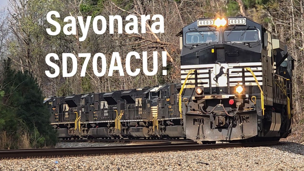 SD70ACU's Off To Retirement- NS Mane Unit 4005 Leads
