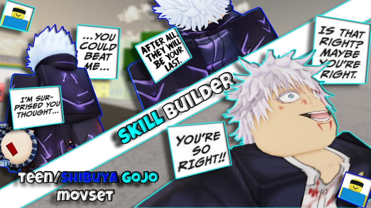 *Teen Gojo/Shibuya Gojo* Набор приёмов с использованием SKILL BUILDER... | Дзюдзюцу-проделки