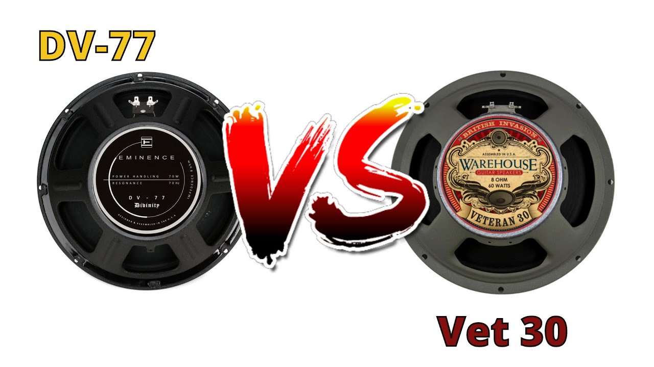 Eminence DV-77 vs WGS Veteran 30 | 8 Ohm Guitar Speaker Shootout Metal