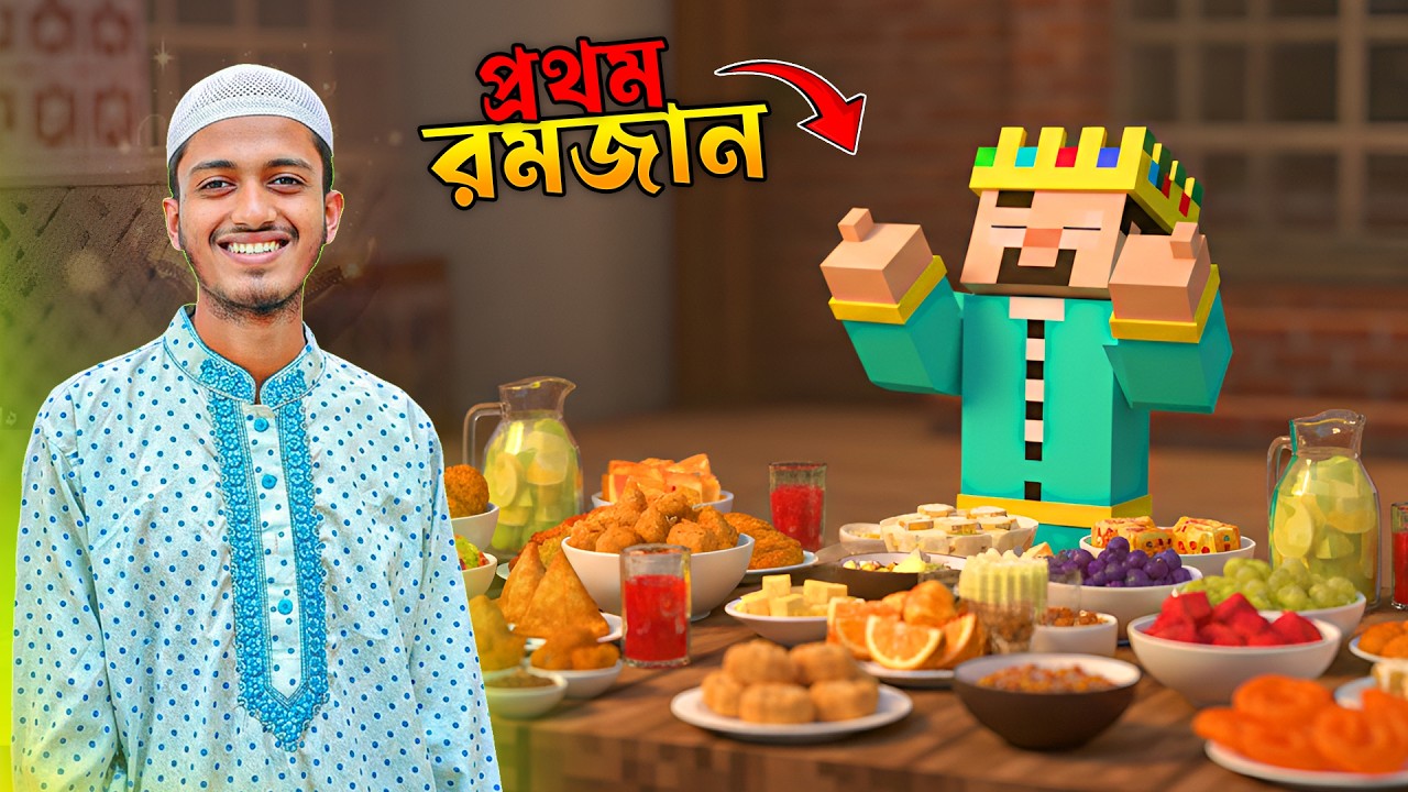 রমজানের প্রথম দিন কি হবে in Minecraft!.Reaction R2habib!