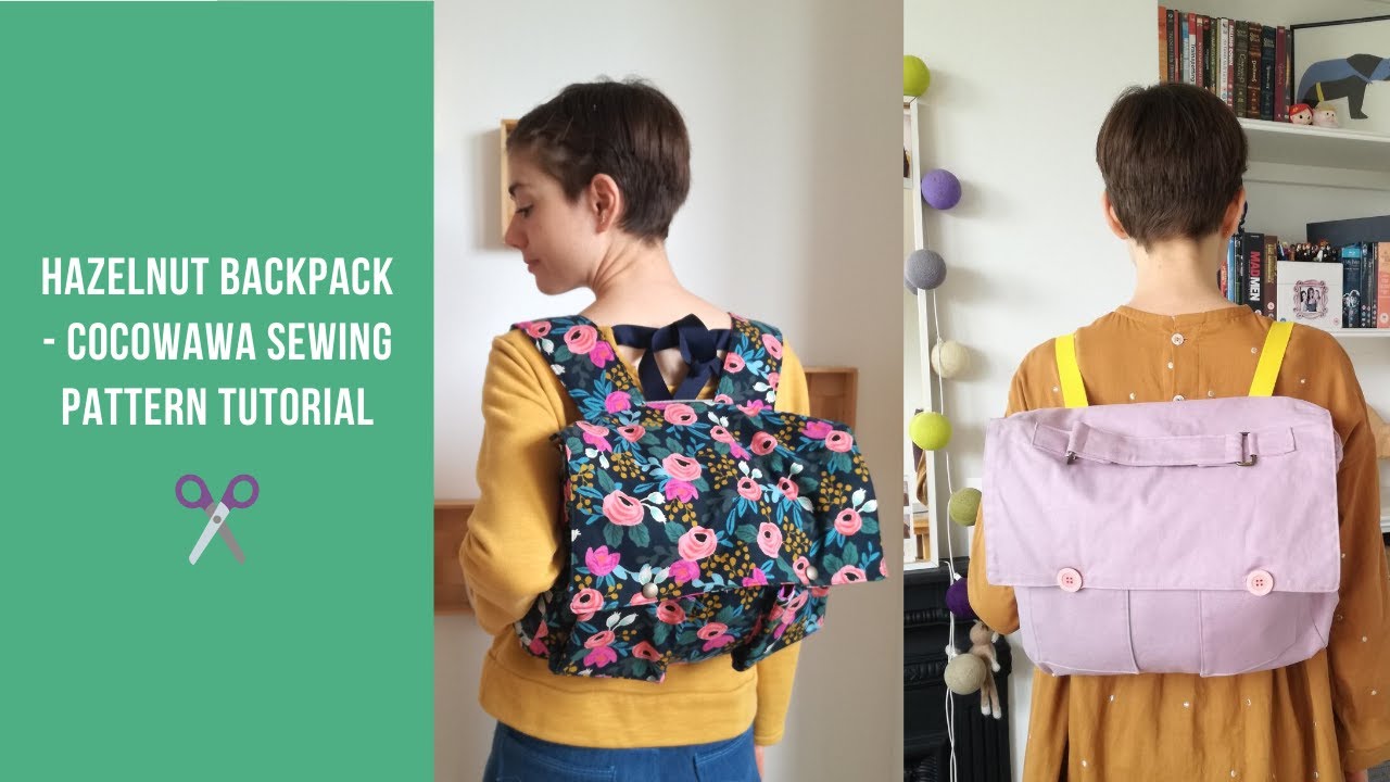 ✂ Hazelnut Backpack - CocoWawa Sewing Pattern