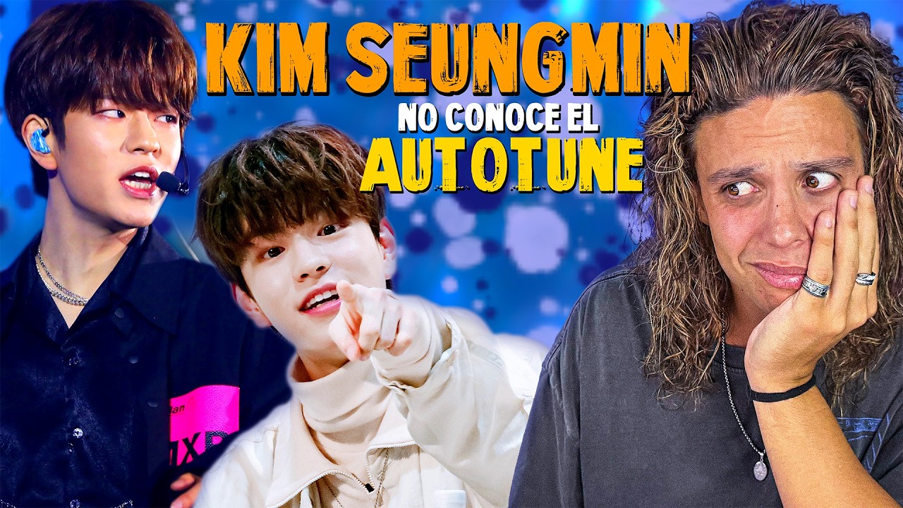 KIM SEUNGMIN (Stray kids) no conoce el AUTOTUNE (mejores momentos EN VIVO) | Fede Sicaro
