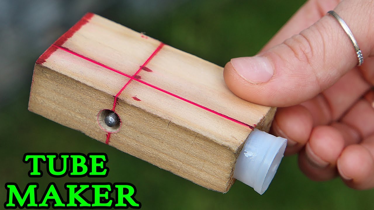 How to make a silicone tube device maker   !