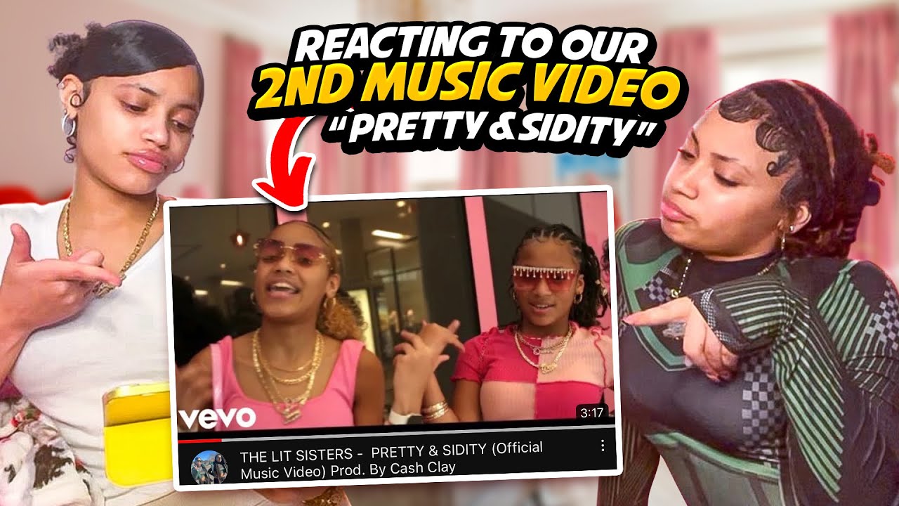 Reacting to our 2nd Music Video Pretty & Sidity!!