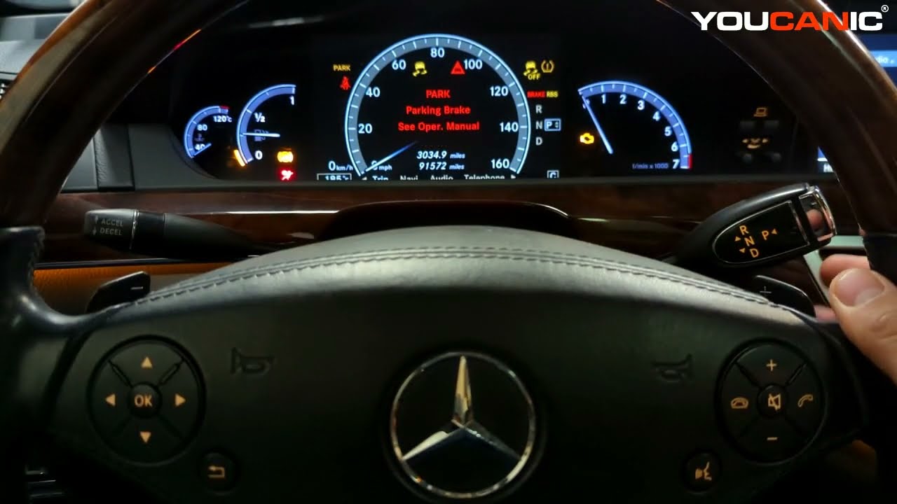 Устранение неисправностей трансмиссии Mercedes-Benz с помощью сканера YOUCANIC