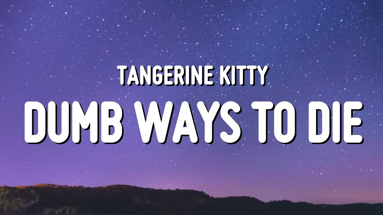 Tangerine Kitty - Dumb Ways to Die (Lyrics) 