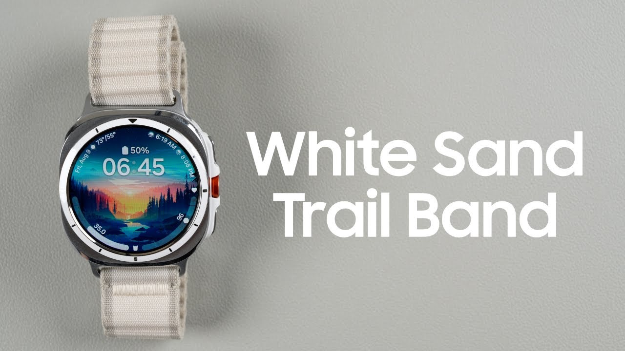Galaxy Watch Ultra White Sand Trail Band
