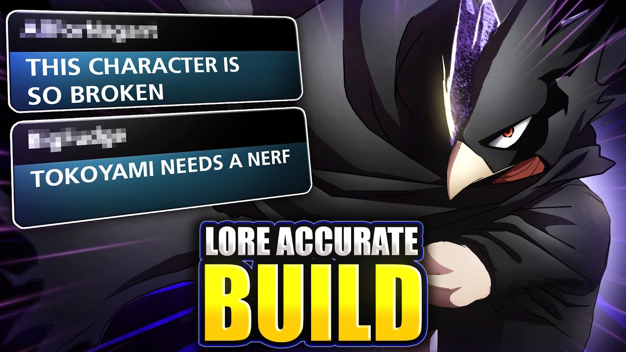 I Created A Lore Accurate Tokoyami Build! (HE'S BROKEN) My Hero Ultra Rumble