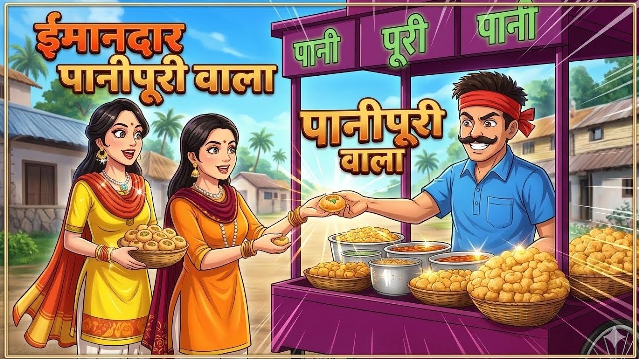 😱इमानदार पानीपूरी वाला |🤯 The Honest Panipuri Seller 