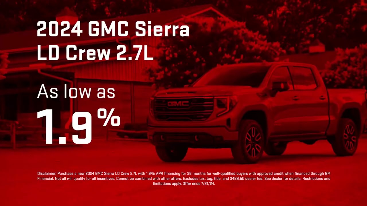 At Gerald Jones GMC, we have the hottest deals!