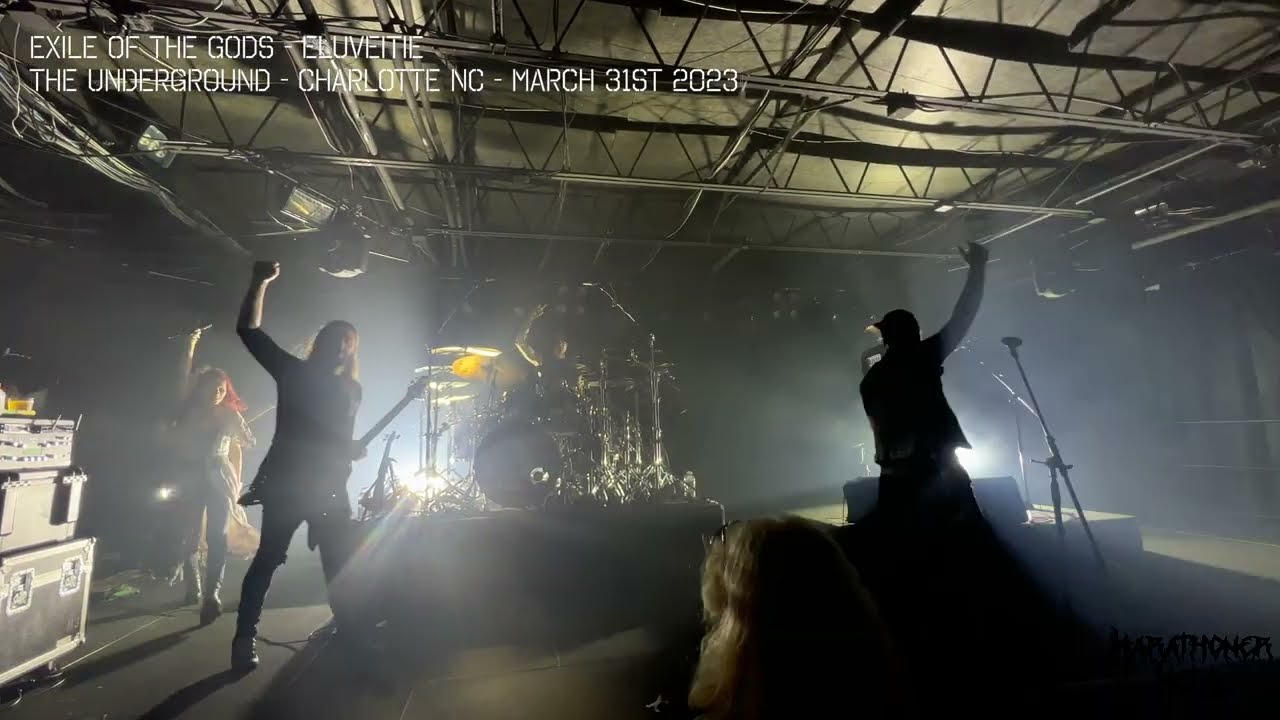Eluveitie - Exile Of The Gods LIVE in 4K - The Underground - Charlotte NC - March 31st, 2023
