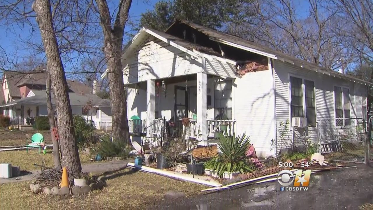 Bolt Of Lightning Destroys 94-Year-Old's Dallas Home