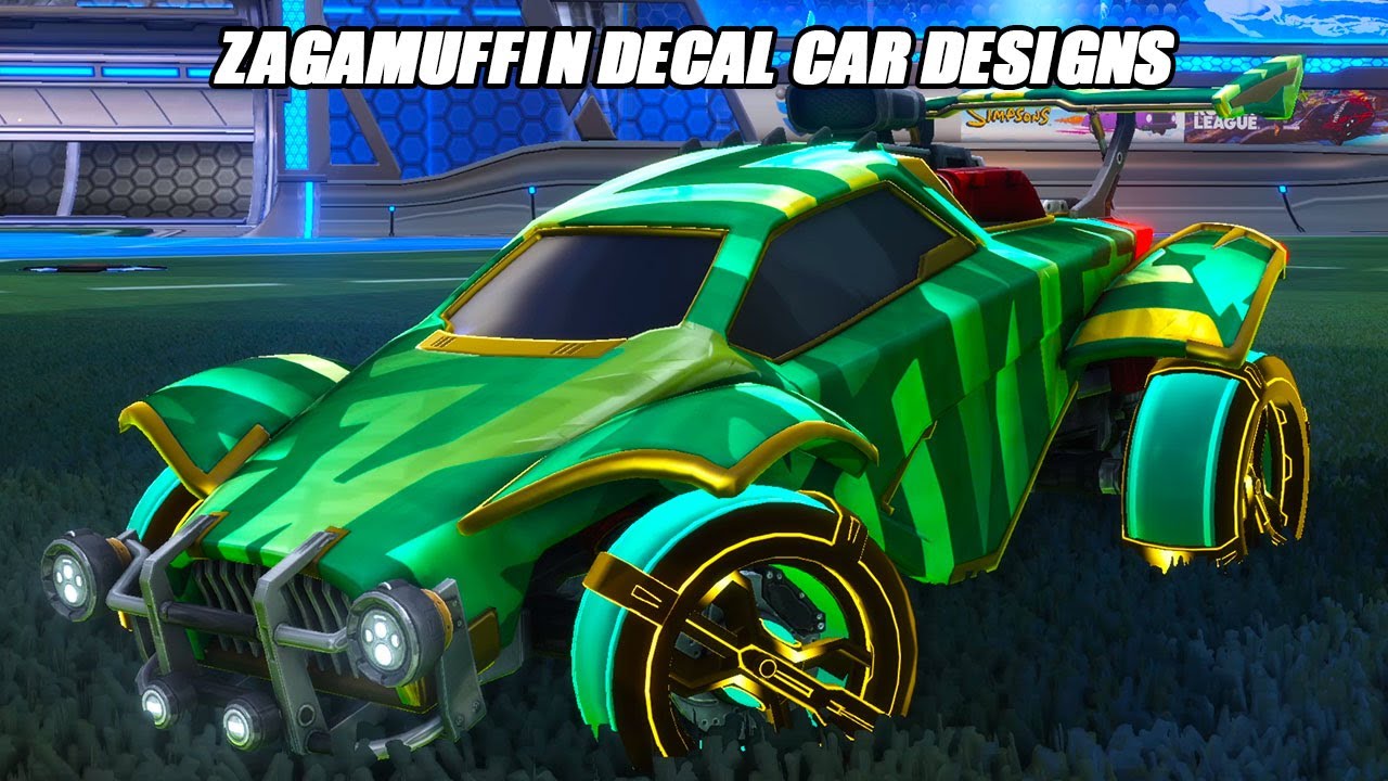 Дизайн наклеек для автомобилей Zagamuffin — Дизайн автомобилей Rocket League