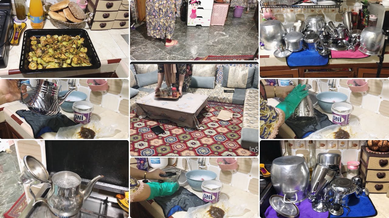 نهار ماكين غير غسيل وحكان الماعن💪باركة من العكز وخا شتاء والبرد ماحد لوقت مرخفة ✅روتين مطرطق😊