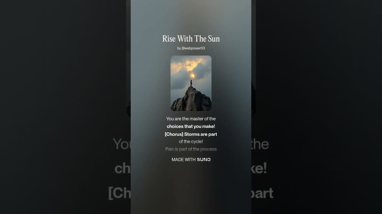 Rise With The Sun