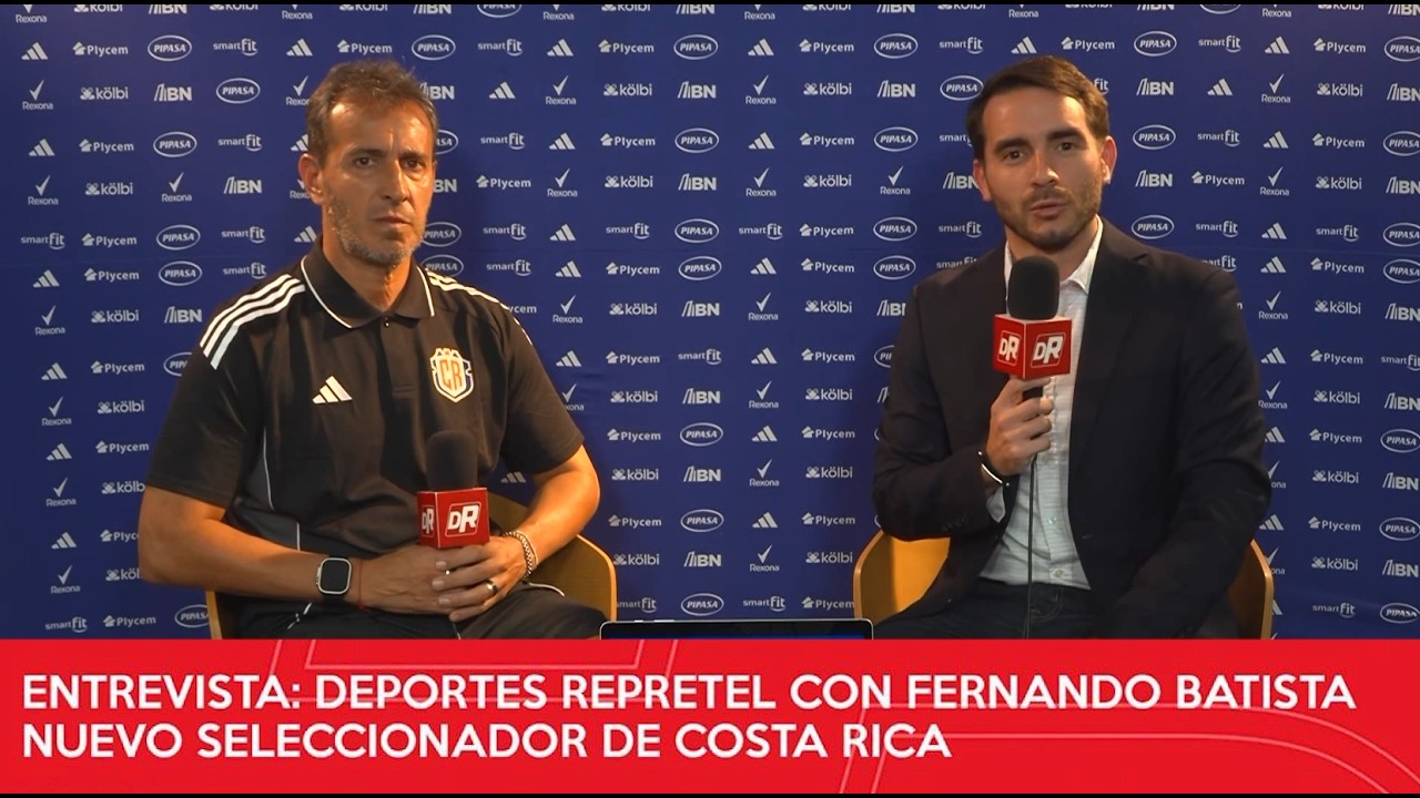#DR 🚨| Entrevista completa: Fernando Batista revela su plan con la Selección de Costa Rica