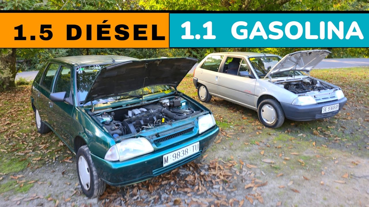 Citroën AX 1.5D y 1.1 TopTen, CARA A CARA.