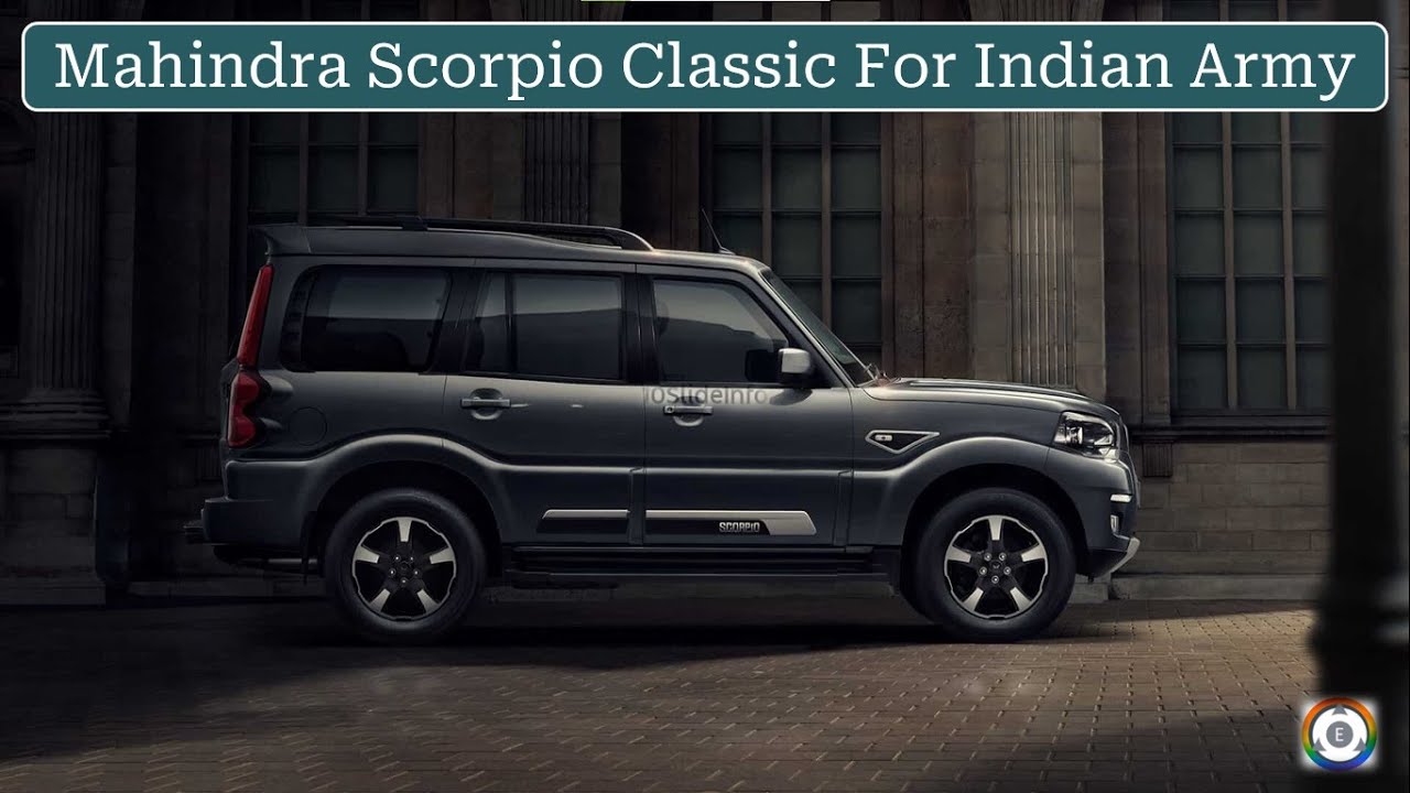 1,850 Units Of Mahindra Scorpio Classic 4X4 For Indian Army