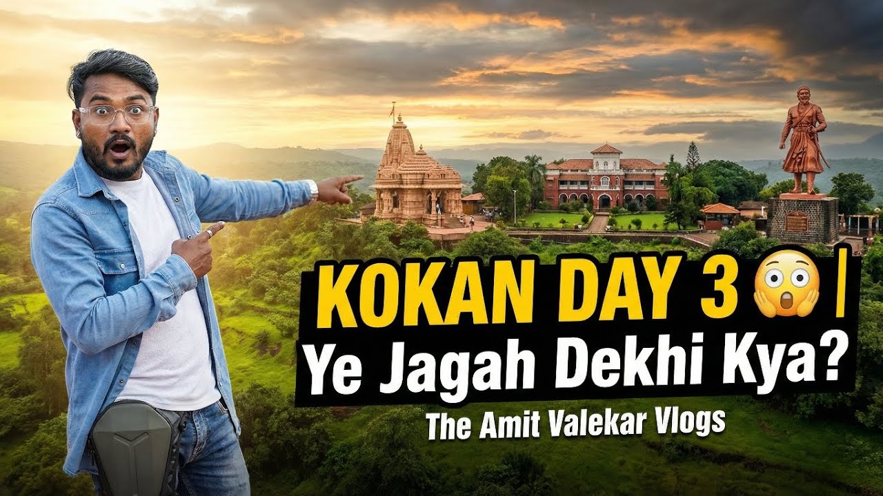 KOKAN DAY 3 🔥 | Parshuram Bhumi | Thiba Palace | Shiv Srushti | The Amit Valekar Vlogs