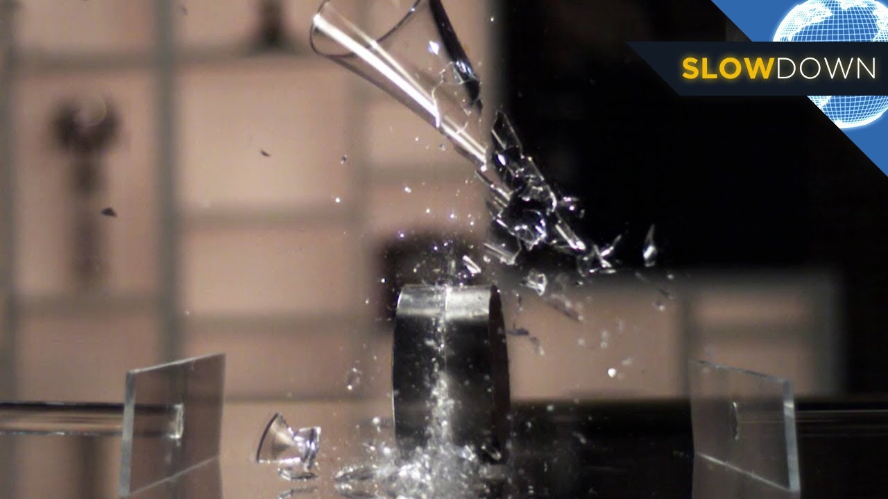 Magnets Destroy Glass In SLOW MOTION!