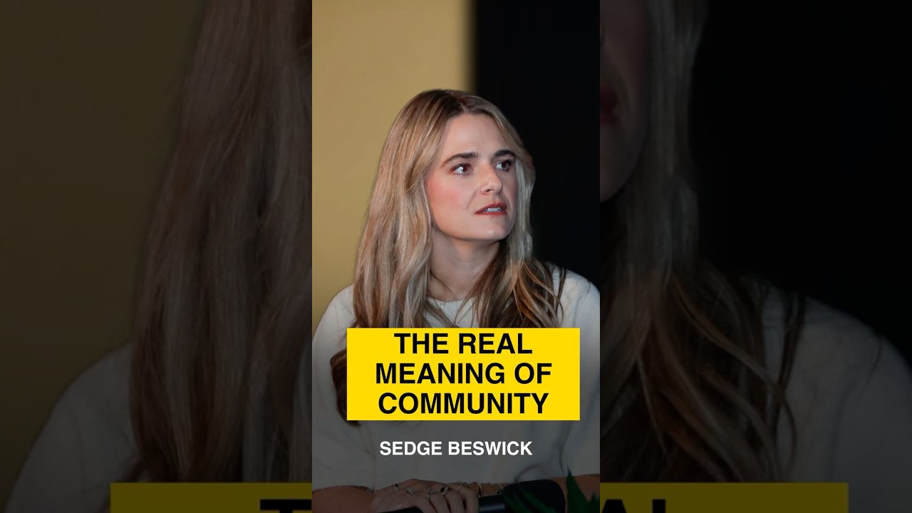 The real meaning of building a community... 