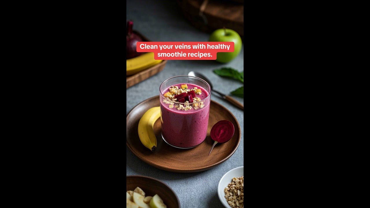 Clean arteries with beet-banana smoothie? Sip wellness now! #HeartHealth #Smoothie #USA #CleanEating