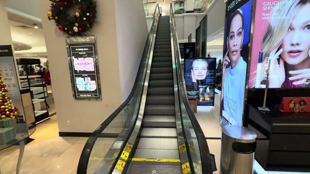 Schindler 9300 Medium-File Escalators ~ Dillard’s - The Florida Mall ~ Orlando, FL