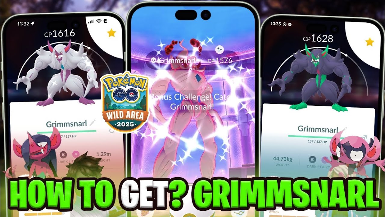 How to Get Shiny Gigantamax Grimmsnarl in Pokémon GO 2025 | How to Catch Shiny Grimmsnarl Fulldetail