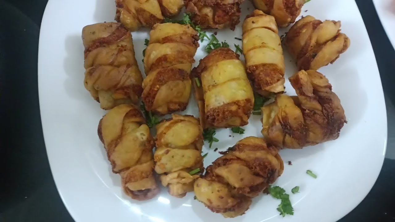Paneer ring samosa